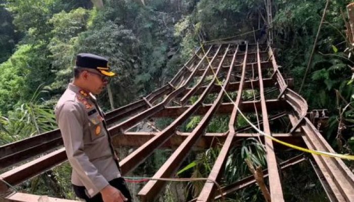 Pencurian Besi Jembatan Lae Renun, Polres Dairi Ringkus 9 Orang Pelaku