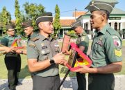 Tiga Prajurit Masuki Masa Purna, Letkol Wira Gelar Tradisi Satuan