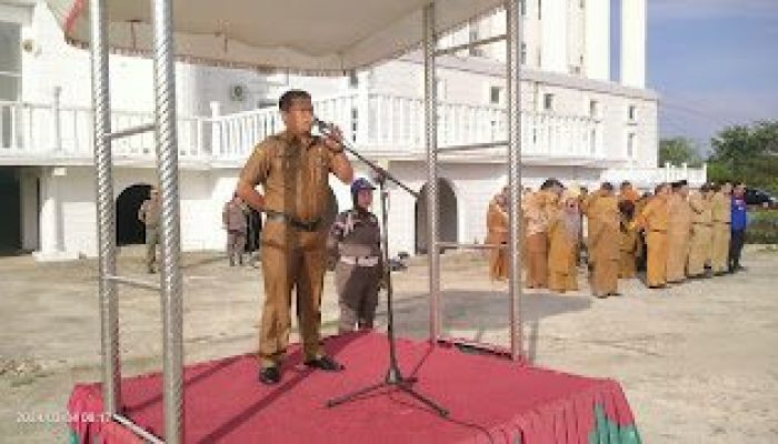 Apel Bersama Minggu Pertama, Budi Syahrial : Apel Bersama Bentuk Disiplin Terendah Bagi ASN