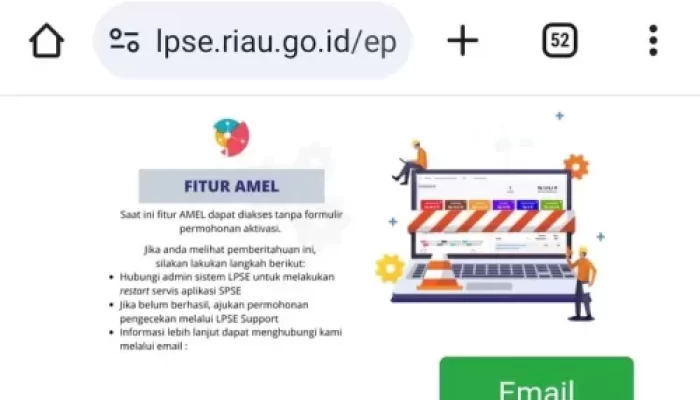 Aplikasi E Catalog Tidak Bisa Diakses, PETIR Duga Biro ULP Setdaprov Riau Tidak Transparan
