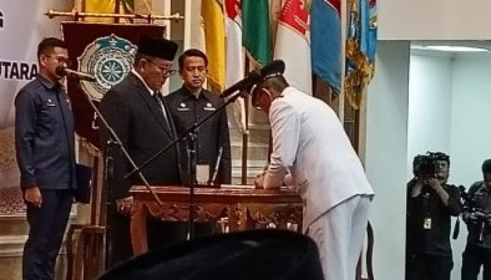 Gubernur Lampung Lantik Aswarodi Kadinsos Lampung Jadi Pj Bupati Lampung Utara