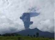 Kembali Erupsi, PVMBG Menaikkan Status Gunung Marapi Jadi Status Siaga