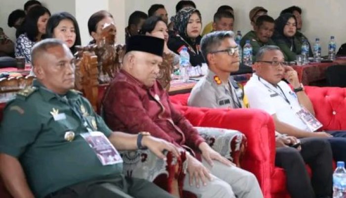 Polres Dairi Amankan Rapat Pleno Terbuka Rekapitulasi Hasil Perhitungan Perolehan Suara Pemilu 2024 Di Tingkat Kabupaten Dairi