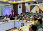 Optimalkan Ops Ketupat Lancang Kuning 2024, Kapolresta Pekanbaru Gelar Rapat Koordinasi Lintas Sektoral