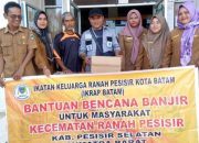 IKRAP Batam Peduli Bencana Pesisir Selatan, Salurkan Bantuan Untuk Warga Terdampak Bencana Banjir di Ranah Pesisir
