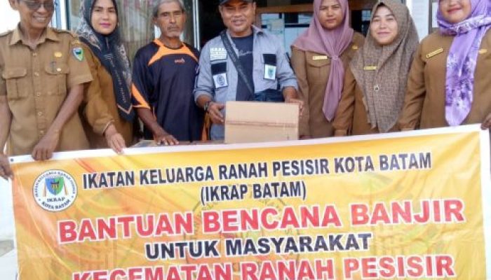 IKRAP Batam Peduli Bencana Pesisir Selatan, Salurkan Bantuan Untuk Warga Terdampak Bencana Banjir di Ranah Pesisir