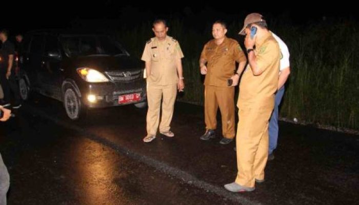 Pemkab Inhil akan Lanjutkan Pengerjaan Proyek Jalan Terusan Mas Menuju Kuindra Tahun Ini