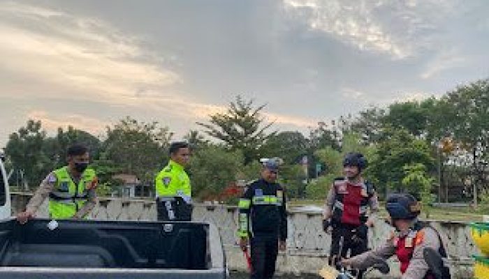 Sat Samapta Patroli dan Pengamanan Asmara Subuh Antisipasi Balap Liar Di Wilayah Kabupaten Kampar