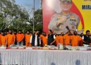 Polda Riau Musnahkan Barang Bukti Miras, Narkoba dan Knalpot Brong Hasil Operasi KRYD Jelang Ramadhan