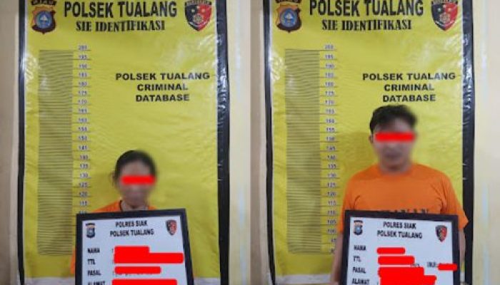 Tidak Berkutik, Ibu dan Anak Pengedar Sabu-Sabu Ditangkap Tim Opsnal Polsek Tualang di Rumah Kontrakan