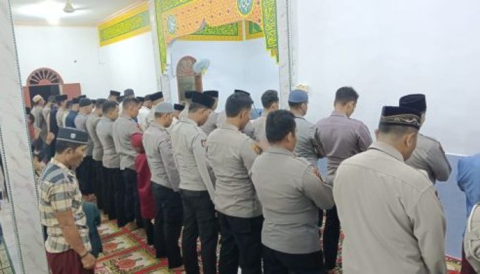 Polres Meranti Laksanakan Ops Tertib Ramadhan Lancang Kuning 2024 dan Sholat Tarawih Dengan Khusuk