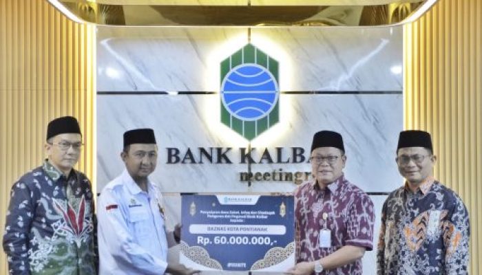 Bank Kalbar Salurkan Dana ZIS Sebesar Rp300 Juta Kepada Sejumlah Lembaga Amil Zakat di Kalimantan Barat