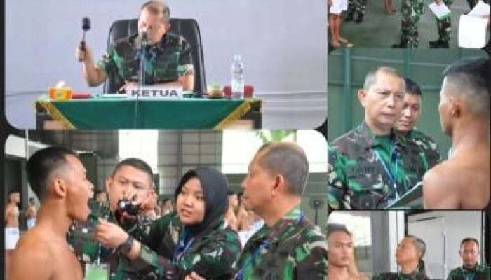 Sidang Parade Cata PK TNI AD TA. 2024 Panda Korem 031/WB Resmi Dibuka Oleh Danrem 031/WB di Lapangan Tennis Indoor Makorem 031/WB