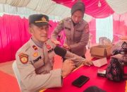 Tim Dokkes Polres Kampar Laksanakan Pemeriksaan Kesehatan Personel Pos PAM Ops Ketupat Lancang Kuning 2024