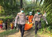 Penemuan Mayat Di Aliran Sungai Dalu-Dalu, Kapolsek Indrapura Turun Langsung Ke TKP Bantu Proses Evakuasi