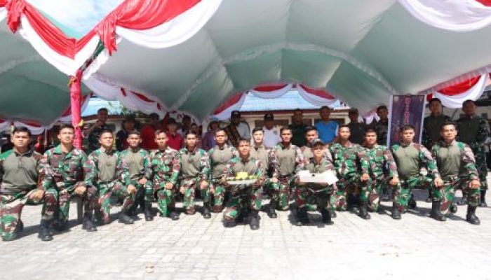 Meriahkan HUT Kabupaten Keerom Ke-21, Satgas Yonif 122/TS Laksanakan Berbagai Kegiatan Bersama Masyarakat