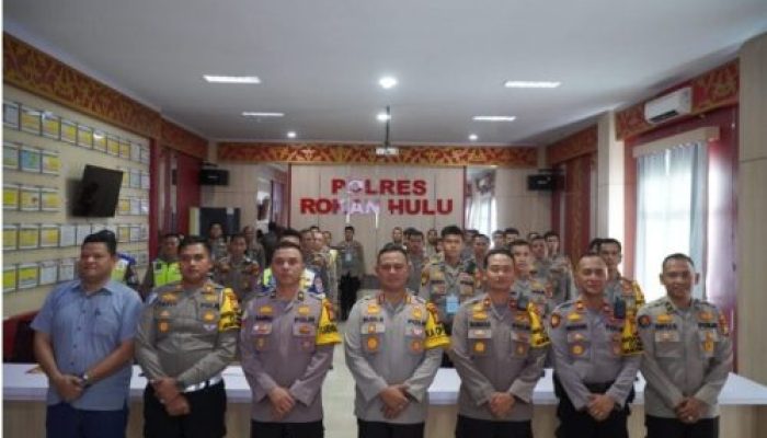 Menjelang Hari Raya Idul Fitri 1445 H, Kapolres Rohul Buka Kegitan Latihan Pra OKLK-24