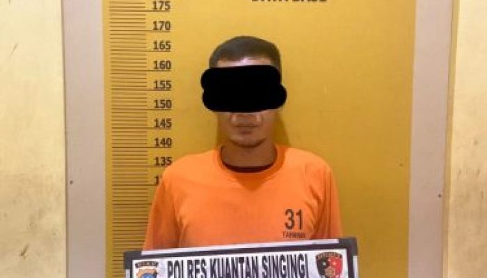 Pelaku Penyalahgunaan Narkotika Berhasil Diamankan Tim Mata Elang Sat Res Narkoba Polres Kuansing Beserta Barang Buktinya