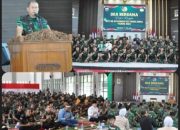 Danrem 031/WB Pimpin Acara Doa Bersama Peringatan HUT Ke-65 Korem 031/WB di Auditorium Kaharuddin Nasution