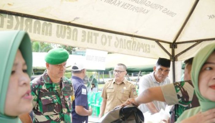 Sambut Lebaran 1445 H, Panglima TNI Membuka Secara Resmi Kegiatan Bazar Murah Serentak Di Seluruh Indonesia