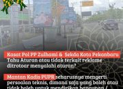 Ketua PMP Menyayangkan Sikap Pemko Pekanbaru Membangun Papan Reklame Di Atas Trotoar, Teva Iris : Terkesan Konyol dan Tak Tahu Aturan
