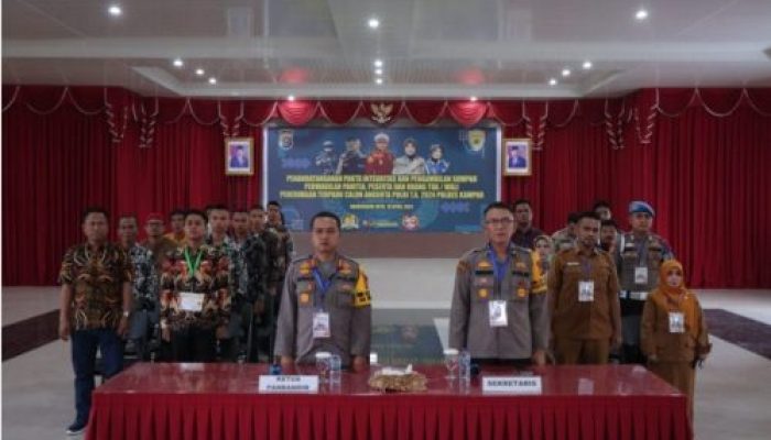 Polres Kampar Laksanakan Pendatanganan Pakta Integritas Sebagai Antisipasi Terjadinya Kecurangan Pada Penerimaan Polri 2024