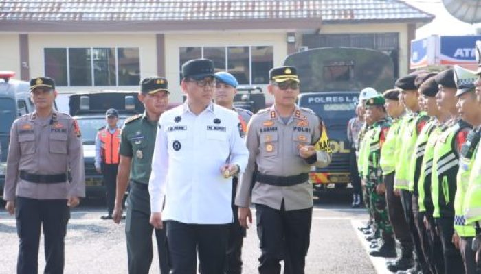 Polres Lahat Laksanakan Apel Gelar Pasukan Ops Ketupat Musi Pastikan Kelancaran dan Keamanan Lebaran 2024