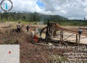 Pemusnahan 3 Unit PETI Oleh Polsek Kuantan Hilir di Desa Kasang Limau Sundai