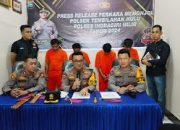 Polisi Berhasil Meringkus Empat Pelaku Begal Bersajam di Inhil