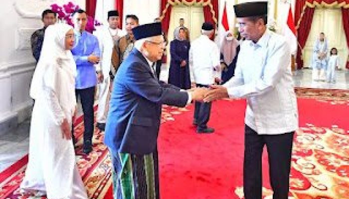 Momen Idulfitri 1445 H, Presiden Jokowi Buat Acara Gelar Griya Bersama Wapres dan Para Menteri di Istana Negara
