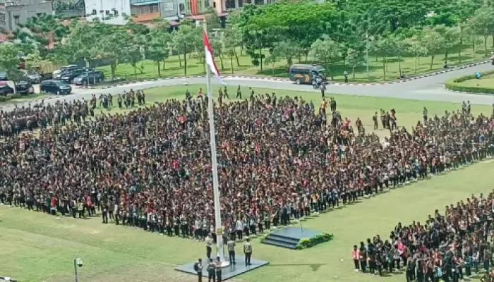 Padati Mapolda Riau, Ribuan Peserta Ikuti Seleksi Calon Polisi TA. 2024