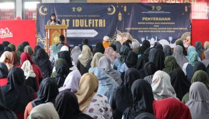 Rutan Perempuan Kelas IIA Surabaya Memberikan Remisi Khusus Idulfitri 1445 H Ke 126 Narapidana