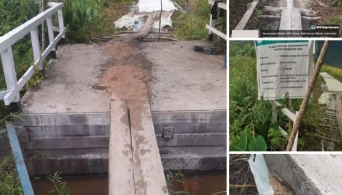 Diduga Salah Gunakan Dana Silpa, 2 Paket Proyek Desa Laman Satong Mangkrak