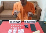 Polisi Tangkap Warga Desa Sialang Kubang Beserta Barang Bukti 13 Paket Sabu-Sabu Siap Edar