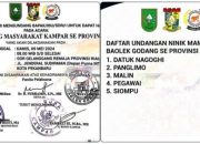 Acara Bagholek Godang Digelar Di Pekanbaru, Para Datuok Di Kampar: Kenapa Digelar di Pekanbaru? Seharusnya di Kampar saja