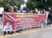 Laporan Tidak Ditindaklanjuti Sejak Tahun 2022, Aliansi GEMPPAR Riau Lancarkan Unjukrasa Damai di Kejati Riau