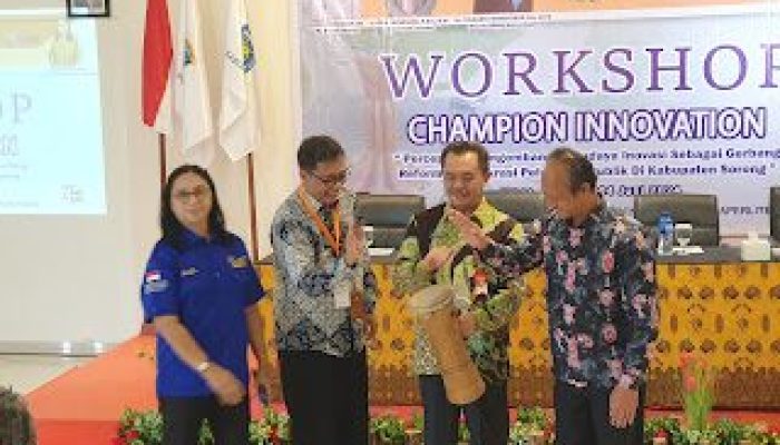 Tingkatkan Ekosistem Inovasi, Pemkab Sorong Laksanakan Kegiatan Workshop Champion Innovation (WCI), Kepala BSKDN Mengapresiasi Pemkab Sorong Untuk Meningkatkan Inovasi