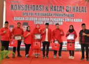 DPD PDI Perjuangan Provinsi Riau Gelar Konsolidasi dan Halal Bihalal Dihadiri Bupati Bengkalis Kasmarni di Ballroom Hotel Aryaduta Pekanbaru