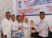 Pilkada Bengkalis 2024, Bacalon Bupati Bengkalis Kasmarni Kembalikan Formulir Pendaftaran Ke DPD Perindo Bengkalis