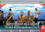 Bupati Rohul H. Sukiman Hadiri Musrenbangnas Tahun 2024 yang Secara Resmi Dibuka Oleh Presiden Jokowi di Balai Sidang Jakarta Convention Center