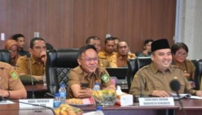 Perkuat Sinergisitas dan Tanggungjawab, Dinas PUPRPKPP Provinsi Riau Bahas Perjanjian Kerjasama Dengan Dinas PUPR Bengkalis Terkait Pembangunan Jembatan Pulau Bengkalis – Pulau Sumatera