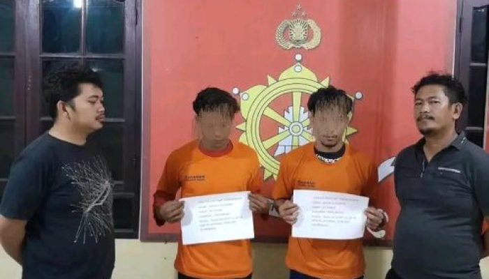 Polisi Amankan Dua Pemuda Curi Uang Sekolah di Desa Soban Dairi
