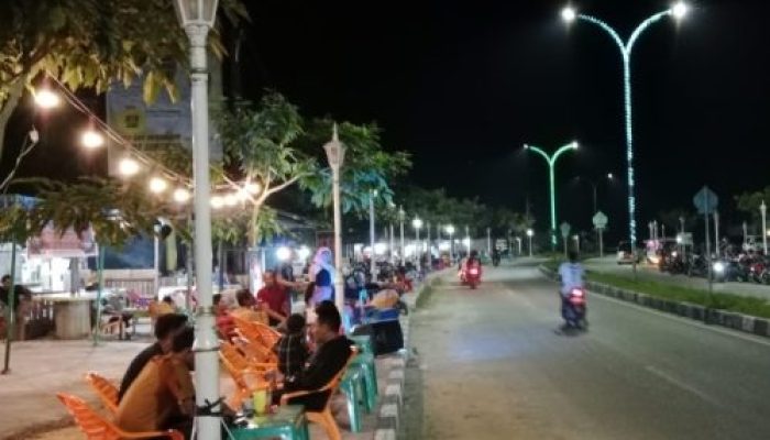 Jalan Minas-Perawang KM 10 Disulap ‘Bak Malioboronya Perawang