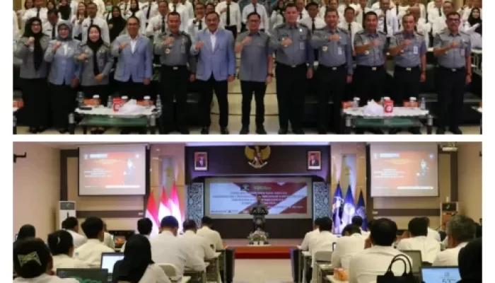 Kalapas Kelas IIA Pekanbaru Ikuti Pembukaan Penilaian Kompetensi Jabatan Administrasi dan Fungsional Dari BPSDM Hukum dan HAM
