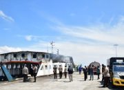 KMP Permata Lestari I Terbakar Saat Bersandar di Pelabuhan BUMD Desa Air Putih Bengkalis