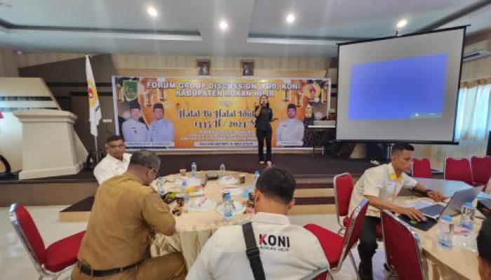 Jelang Porprov Riau 2026 Mendatang, KONI Rohil Gelar Diskusi dan Halal Bihalal “FGD” Bersama Pengurus dan Pimpinan Cabor