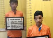 Dua Pelaku Jambret Ditangkap Massa Saat Menjambret  Remaja di Jalan Raya Pekanbaru-Bangkinang KM 28 Desa Sungai Pinang