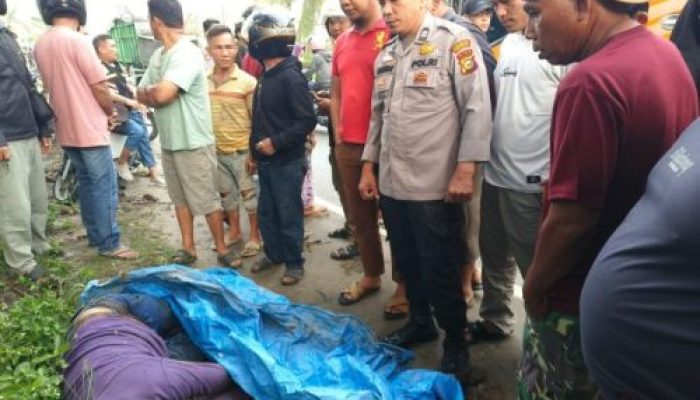 Warga Pekanbaru Digegerkan Dengen Penemuan Mayat Pria Tanpa Identitas di Pinggir Jalan Yos Sudarso