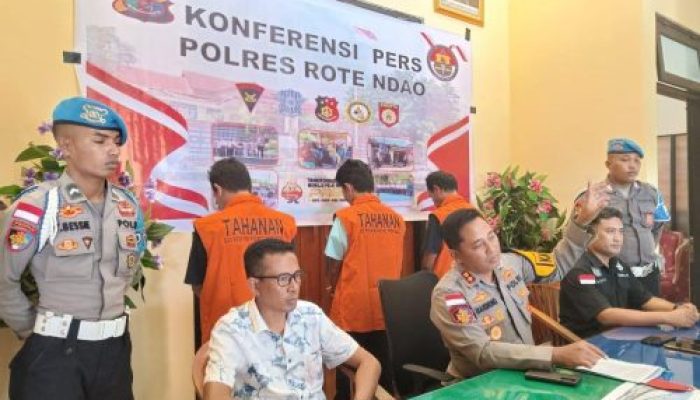 Selundupakan 2 WNA China Melalui Perairan Landu, 3 WNI Diamankan Polres Rote Ndao