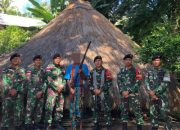 Bukti Kedekatan TNI-Masyarakat, Pos Nelu Satgas Yonkav 6/NK Berhasil Mendapatkan Satu Pucuk Senjata Rakitan Milik Warga